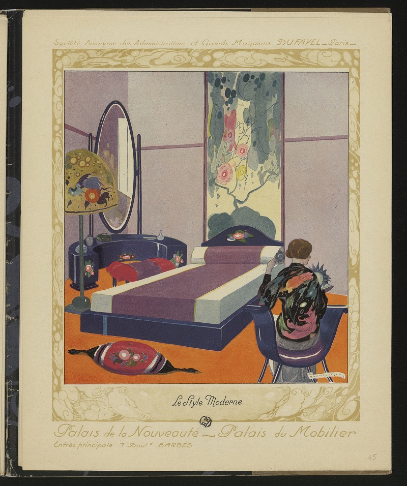 Dufayel, Paris, Palais de la nouveauté, l'ameublement, octobre 1923